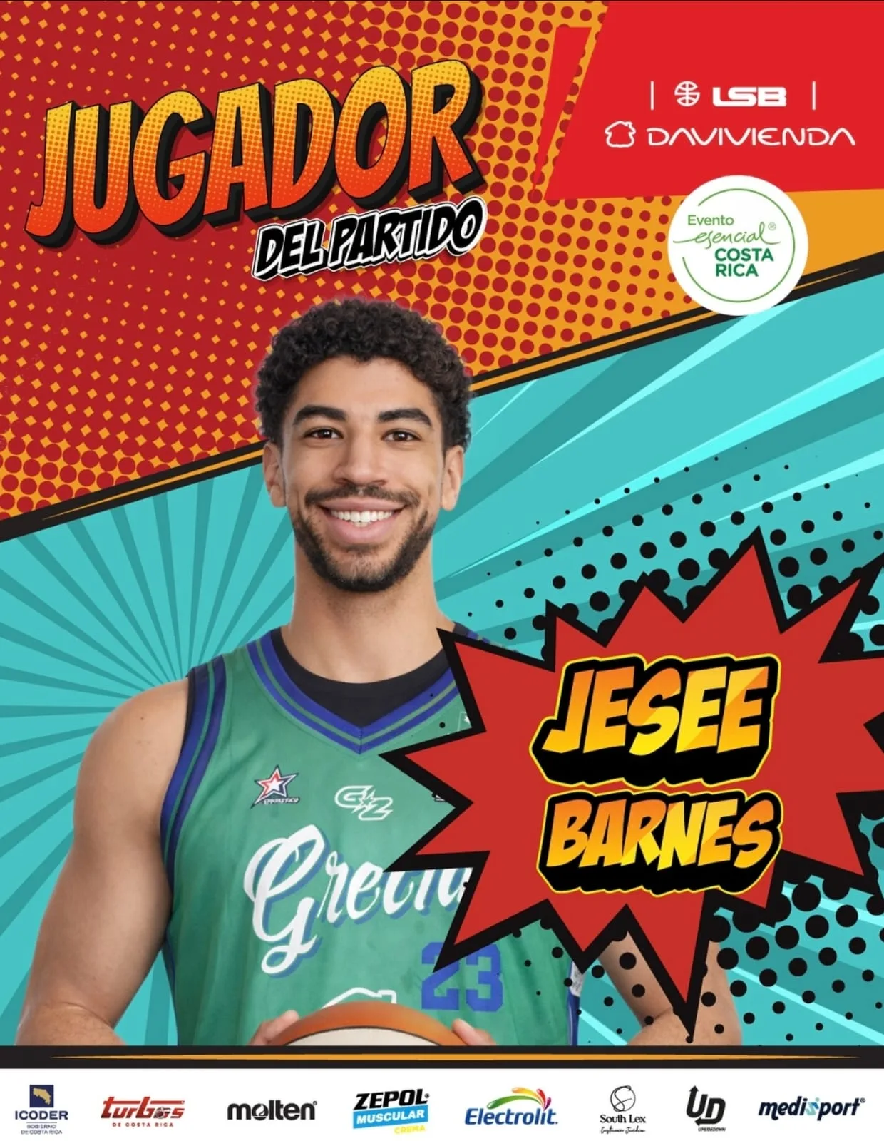 Jessee Barnes, MVP en la victoria de Grecia CRS Seguros